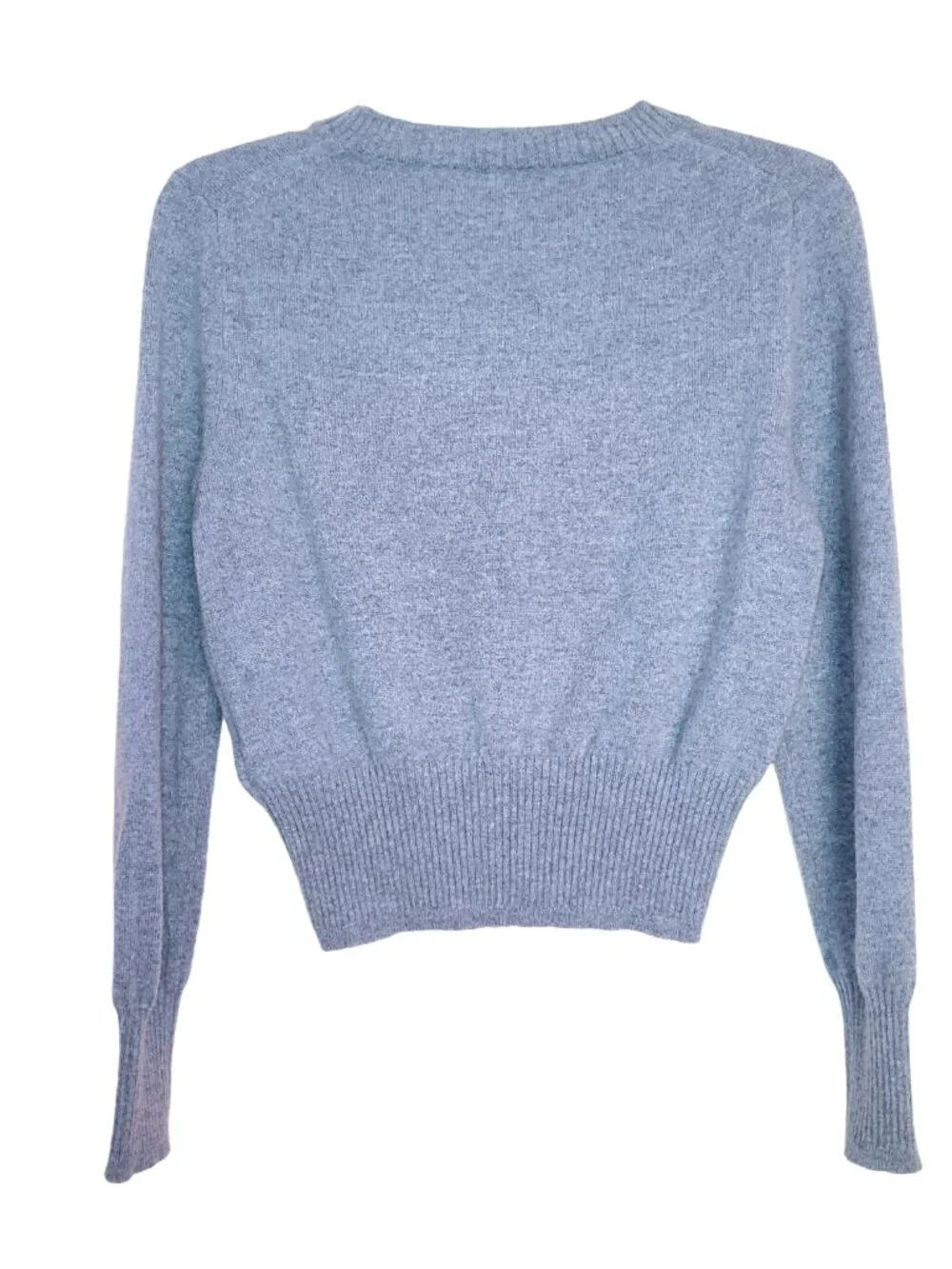 J. CREW Cashmere Crewneck Cropped Fit Sweater - Picture 3 of 8